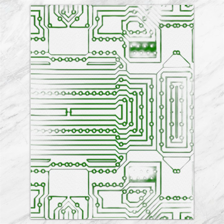 Circuit Board Canvas 36  x 48 