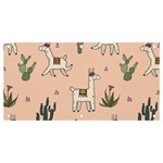 Llamas pattern Banner and Sign 4  x 2 