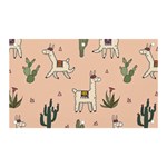 Llamas pattern Banner and Sign 5  x 3 