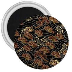 Oriental Traditional Seamless Pattern 3  Magnets