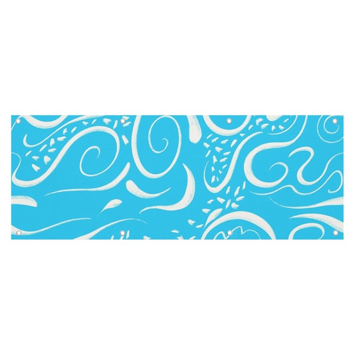Illustration Scribble Reason Design Pattern Banner and Sign 8  x 3 