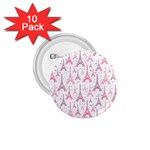 Eiffel Tower Pattern Wallpaper 1.75  Buttons (10 pack) Front