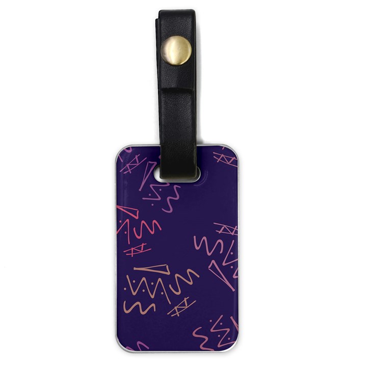 Background Abstract Pattern Design Luggage Tag (one side)