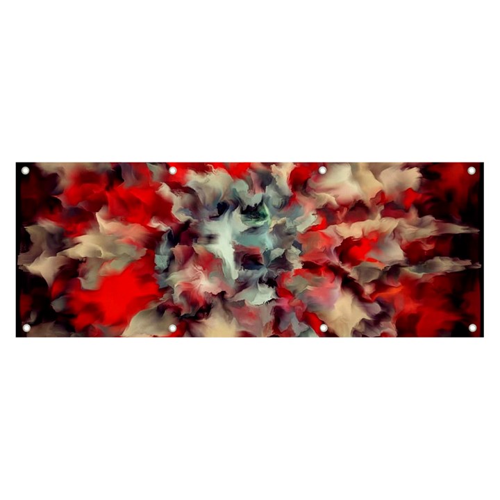 Mirror Fractal Banner and Sign 8  x 3 