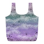 Bird Art Design Pattern Butterfly Full Print Recycle Bag (L) Back