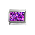 Triangular-shapes-background Italian Charm (9mm)