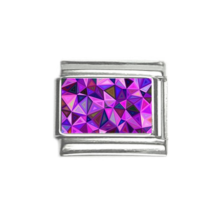 Triangular-shapes-background Italian Charm (9mm)