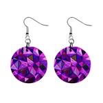 Triangular-shapes-background Mini Button Earrings