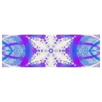 Snowflake Kaleidoscope Template Background Banner and Sign 12  x 4 