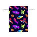 Space Pattern Lightweight Drawstring Pouch (L)