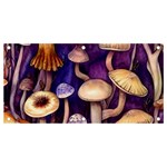 Whimsical Forest Mushroom Banner and Sign 4  x 2 