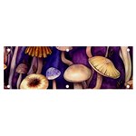 Whimsical Forest Mushroom Banner and Sign 6  x 2 