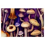 Whimsical Forest Mushroom Banner and Sign 6  x 4 