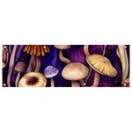 Whimsical Forest Mushroom Banner and Sign 9  x 3 