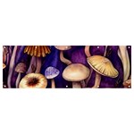 Whimsical Forest Mushroom Banner and Sign 12  x 4 