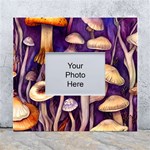 Whimsical Forest Mushroom White Wall Photo Frame 5  x 7 