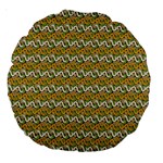 Pattern Large 18  Premium Round Cushions Back