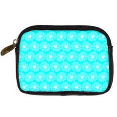 Gerbera Daisy Vector Tile Pattern Digital Camera Leather Case