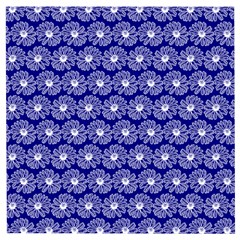 Gerbera Daisy Vector Tile Pattern Wooden Puzzle Square