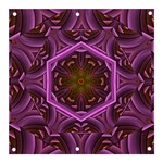 Rosette Mosaic Kaleidoscope Abstract Background Banner and Sign 3  x 3 