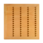 Colorful Leaf Pattern Wood Photo Frame Cube