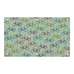 Bicycle Bikes Pattern Ride Wheel Cycle Icon Banner and Sign 5  x 3 