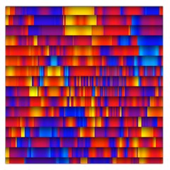 Geometric Pattern Colorful Fluorescent Background Square Satin Scarf (36  X 36 )