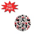 Cute Christmas Seamless Pattern Vector 1  Mini Magnets (100 pack) 