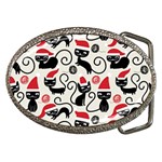 Cute Christmas Seamless Pattern Vector Belt Buckles