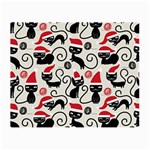 Cute Christmas Seamless Pattern Vector Small Glasses Cloth (2 Sides)