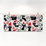 Cute Christmas Seamless Pattern Vector Hand Towel