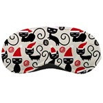 Cute Christmas Seamless Pattern Vector Sleeping Mask