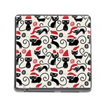 Cute Christmas Seamless Pattern Vector Memory Card Reader (Square 5 Slot)
