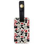 Cute Christmas Seamless Pattern Vector Luggage Tag (one side)