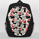 Cute Christmas Seamless Pattern Vector Backpack Bag