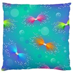 Non Seamless Pattern Blues Bright Large Cushion Case (Two Sides) Back