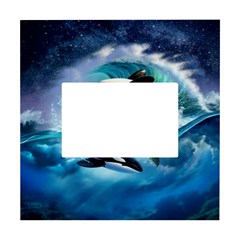 Orca Wave Water Underwater White Box Photo Frame 4  X 6 