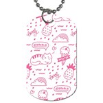 Cute-girly-seamless-pattern Dog Tag (Two Sides)
