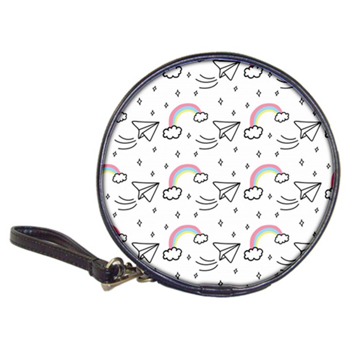 Cute-art-print-pattern Classic 20-CD Wallets