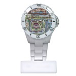 Arcade Game Retro Pattern Plastic Nurses Watch