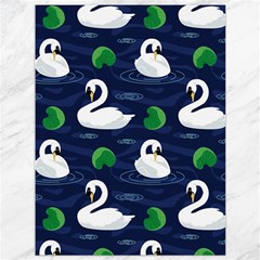 Swan Pattern Elegant Design Canvas 36  X 48 