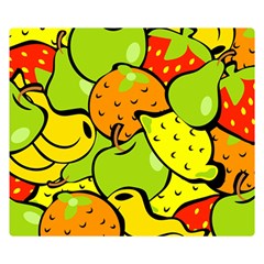 Fruit Food Wallpaper Premium Plush Fleece Blanket (small)