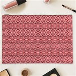 Pink-art-with-abstract-seamless-flaming-pattern Cosmetic Bag (XXL)