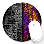 Ambiguity Tobe Brain Duality Mind Minimal Thinking Round Mousepad