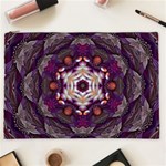 Rosette Kaleidoscope Mosaic Abstract Background Art Cosmetic Bag (XXL)