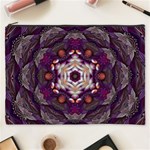 Rosette Kaleidoscope Mosaic Abstract Background Art Cosmetic Bag (XXXL)
