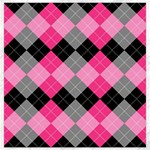 Seamless-argyle-pattern Canvas 12  x 12 