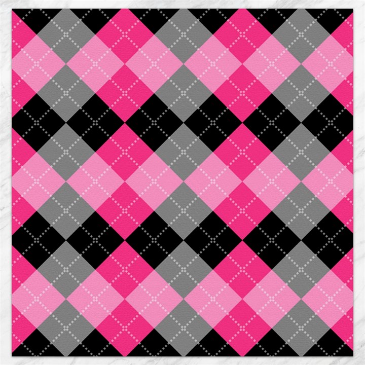 Seamless-argyle-pattern Canvas 12  x 12 