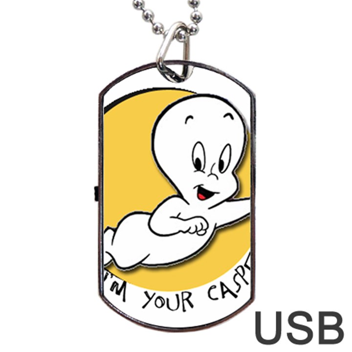 Casper2 Dog Tag USB Flash (Two Sides)