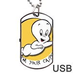 Casper2 Dog Tag USB Flash (Two Sides) Back